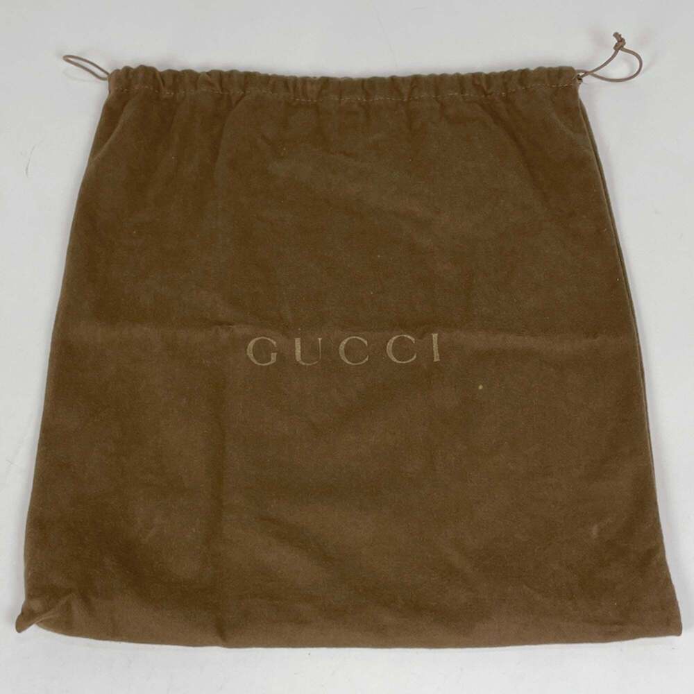 GUCCI Brown Canvas Shoulder Bag - Picture 8 of 8